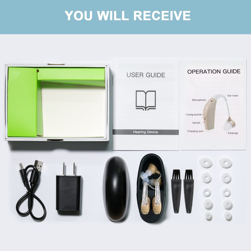 Hearing Aids, Hearing Aids For Seniors with Noise Reduction Function