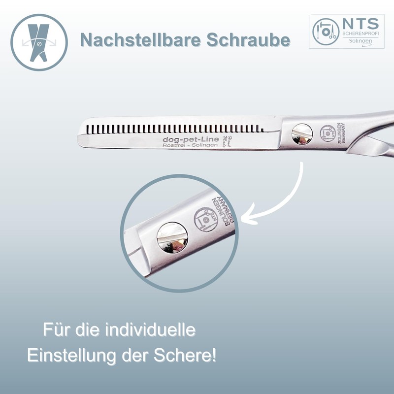 NTS-Solingen Dog Scissors / Grooming Scissors - Dog Pet Line