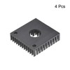 sourcing map Heatsink with Hole for Stepper Motor,3D Printer 40x40x11mm