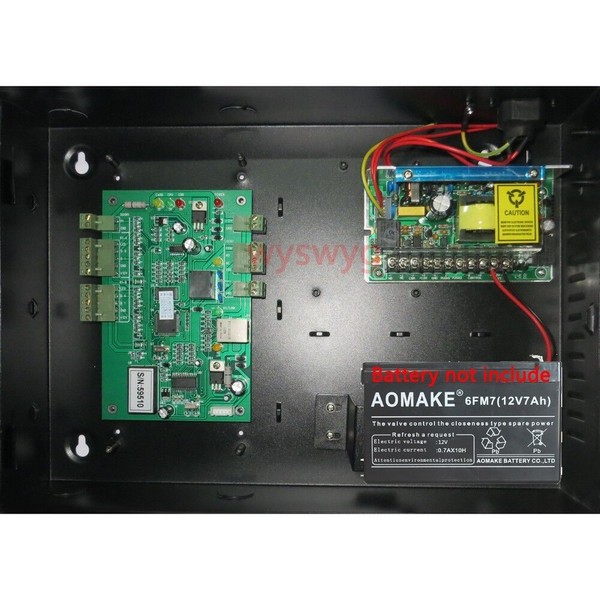 1 Door TCP/IP 125KHz RFID 13.56MHz IC Access Control AC110V-240V/Battery Backup