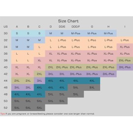 Suekaphin 5PACK Nursing Bra Wireless Women's Sleeping Maternity Bra Breastfeeding Bra,Large,Black/Nude/Gray/White/Lightblue