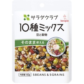 Salad Club Mix of 10 Types (Beans and Grains), 1.4 oz (40 g) x 10 Packs