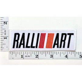 Unbranded Embroidered Patch - Ralli Art - Mitsubishi - NEW - Iron-on/Sew-on
