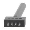 3Pcs Leather Perforated Tool Black Tooth Durable Quick Easy DIY