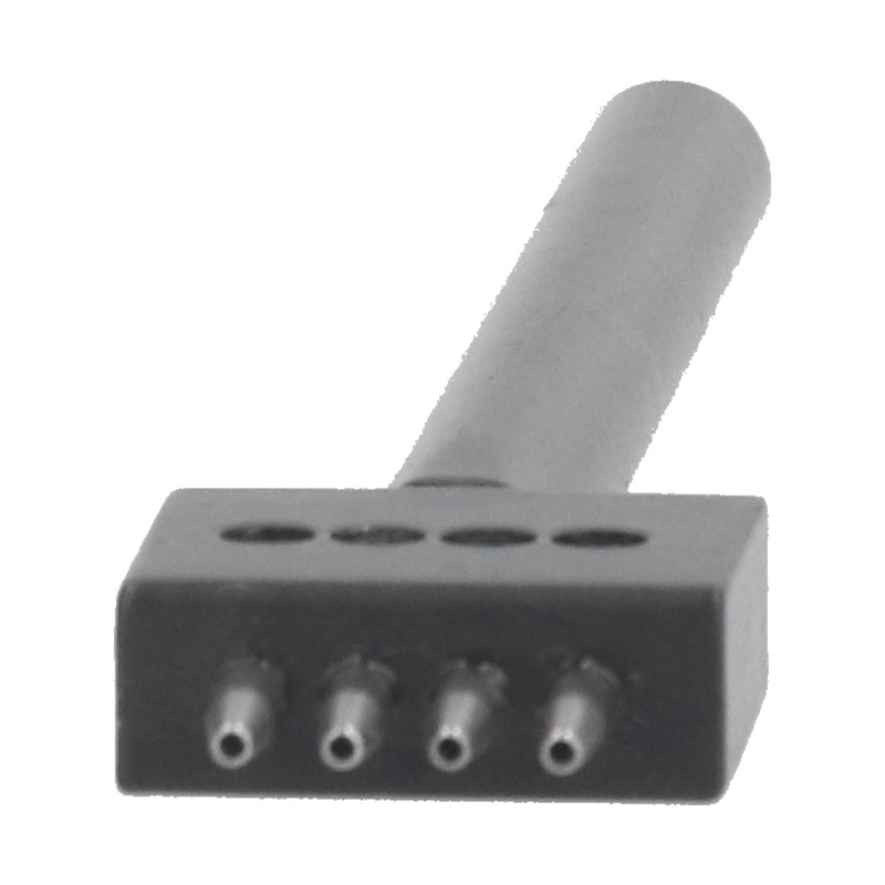 3Pcs Leather Perforated Tool Black Tooth Durable Quick Easy DIY
