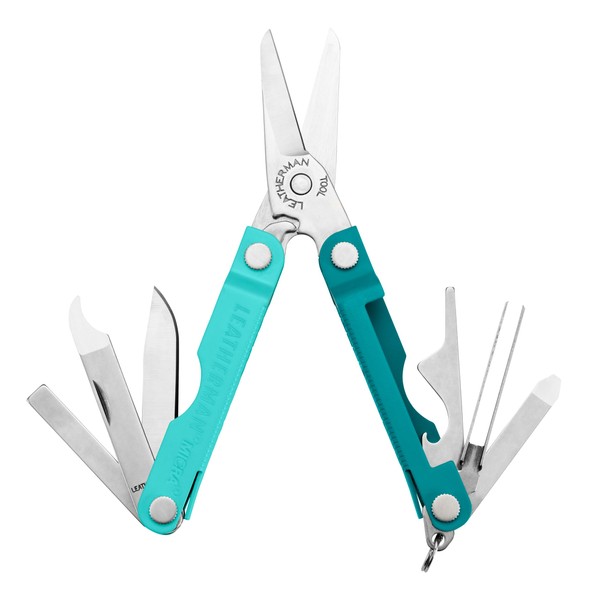 LEATHERMAN, Micra, Keychain Multi-tool with Grooming Tools, Mini Pocketknife for
