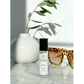 Clearly EYES Suero Antienvejecimiento Natural para Ojos | Tratamiento Hidratante y Reafirmante Instantáneo para Ojos Hinchados, Ojeras y Bolsas | Con Aceites de Pepino y Aguacate | Hecho en EE. UU.