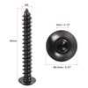 sourcing map Hex Socket Self Tapping Screws, M5 x 40mm