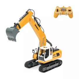 like shop juguetes Camion Retro Excavadora De Juguete A Control Remoto 1:16