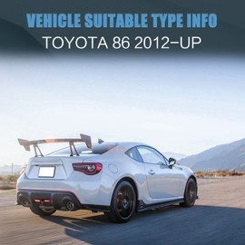 VLAND LED Bumper Light for 2012-2019 Toyota 86, 2013-2018 BRZ, 2012-2016 FRS(Base, Limited, Premium, TRD), Plug and Play, Smoked