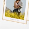 THINGS REMEMBERED Gold Glass 8x10 Photo Frame (Free Customization)