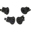 Bundle Rear Bumper Inner Outer Sensor Housing Retainer 4Pcs For