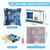 EsLuker.ly DIY Latch Hook Pillow Kits for Adults, Starry Sky