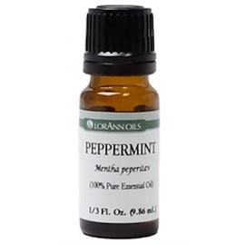 LorAnn Peppermint Oil (100% Pure Food Grade), 1/3 Ounce Dropper Bottle