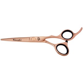Kissaki Hair Scissors 5.5 inches Futasuji Rose Gold Satin Finished Hair Cutting Shears Hairdressing Scissors
