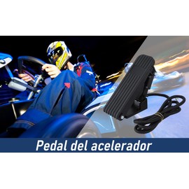 VOBOR Accelerator Pedal GoKart, Electronic Vehicle Accelerator Speed Control, Gas Pedal for E-Bike, Go-Kart
