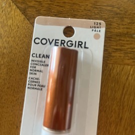 Covergirl Clean Invisible Concealer #125 Light Pale for Normal Skin FREE SHIP