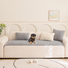 Mivnue Pet Couch Cover Protector Sofa Covers for Pets Washable Non Slip Couches and Sofas Dog Mat (Grey, 27.6" x 59.1")