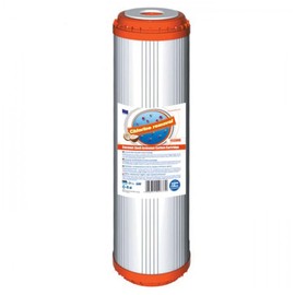 1 x AQUAFILTER 10" Standard Water Filter filled with 100% NSF approved Coconut Shell Granular Activated Carbon (GAC) for Reverse Osmosis, Whole House, Commercial, Industrial Purification Systems