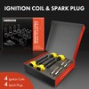 A-Premium (Yellow) Set of 8 Ignition Coil Pack and Iridium