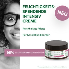 alkmene Intensiv Hautcreme trockene Haut 200 ml - 95% bestätigen intensiv gepflegte Haut - Creme trockene Haut mit Olivenöl - Feuchtigkeitscreme Körper Männer & Frauen - Feuchtigkeit Creme vegan