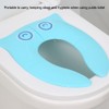 Kids Folding Potty Seat Pad Portable Travel Baby Toddler Toilet