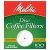 Melitta 3.5 Inch White Disc Coffee Filters (Pack of 2)