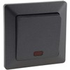 Milos Socket Switch Button Sets I Anthracite