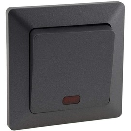 Milos Socket Switch Button Sets I Anthracite