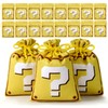 RICHNESS 16pcs Video Game Party Favor Bags Question Mark Drawstring
