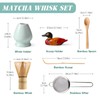 6-Piece Matcha Whisk Set with Bamboo Matcha Whisk and Ceramic