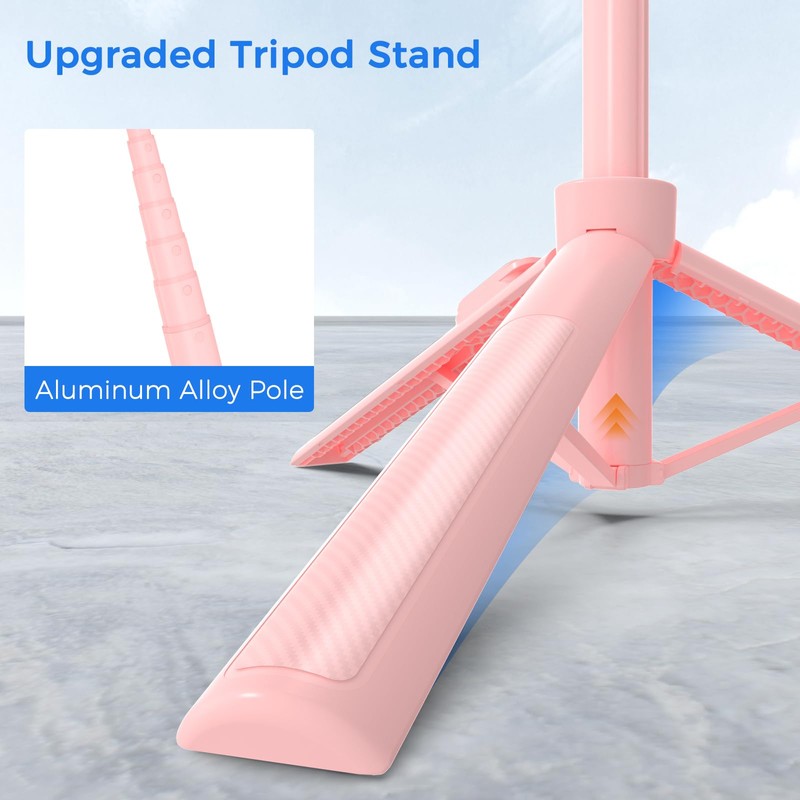 Selfie Stick Travel Tripod for Cell Phone with Remote Control