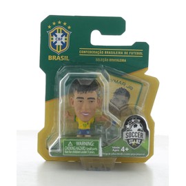 SoccerStarz Brazil International Figurine Blister Pack Featuring Neymar JR Home Kit