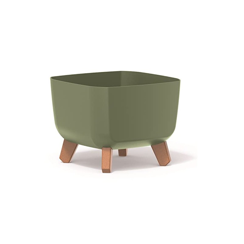 Prosperplast Gracia Square Flower Pot with Removable Legs Including Insert