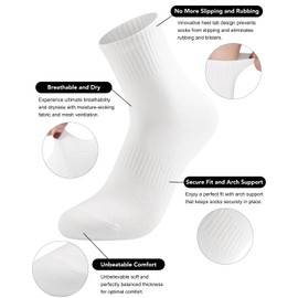 HAVE A TREE 6Pairs Womens Ankle Cotton Thin Gym Socks Running Crew Socks 6Pairs(H007-mix)