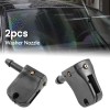 XYKEY 2Pcs Universal Washer Nozzle Jet Spray Clips Set Onto