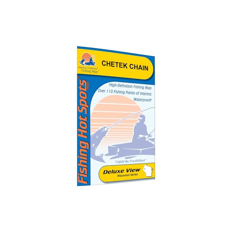 Chetek Chain (Barron Co) Fishing Map