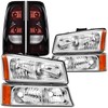 Headlight Assembly Tail Lights Combo Kit For 2003 2004 2005
