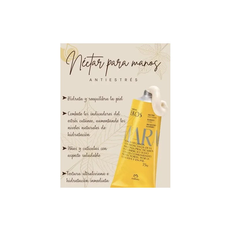 Kit Ekos Natura 4 Pulpas Para Manos + Cosmetiquera Exclusiva