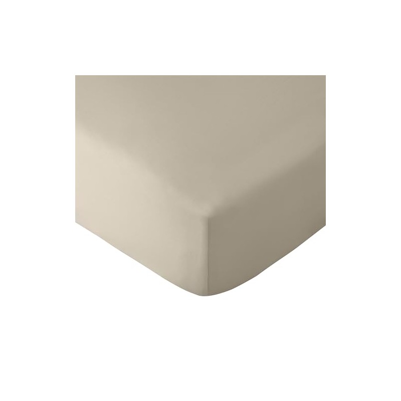 Catherine Lansfield So Soft Easy Iron Double Fitted Sheet Natural
