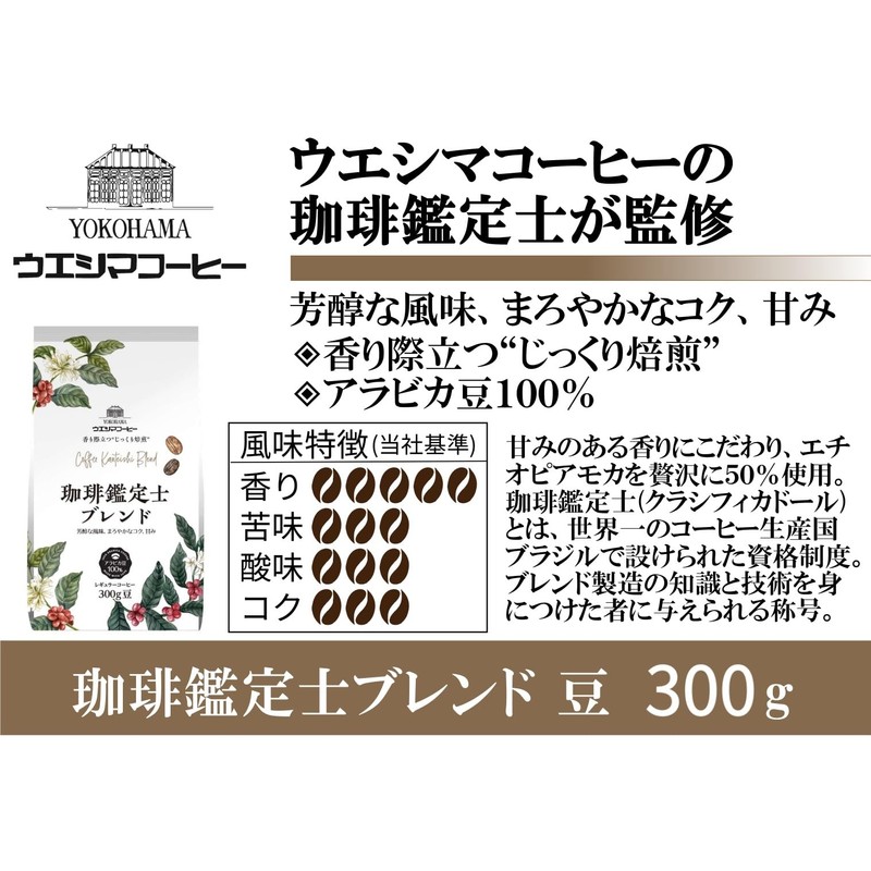 Ueshima Coffee Appraisers Blend Beans 10.6 oz (300 g)