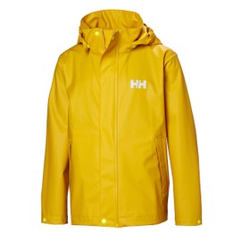 Helly Hansen Kids' Big Juniors Moss Coat Jacket with Full Rain Protection, 344 Essential Yellow, 14