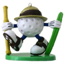Be The Ball Character Lost Golf Ball Christmas Tree Orament