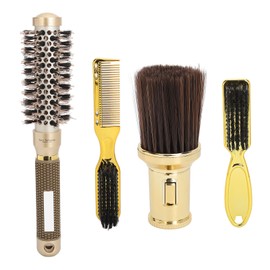 Hairdressing Kit Professional Ergonomic Reduce Hand Fatigue Hair Cleaning Brush Set for Beginner