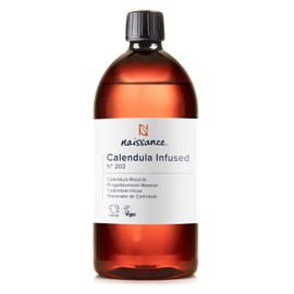 Naissance Calendula Infused Oil (No. 202) - 900ml - for Skin, Hands, Feet, Nails, Hair