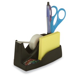 Officemate DeLuxe Tape Dispenser with 3 Extra Storage Compartments