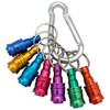 Saipor 7pcs Portable Keychain Drill Screwdriver Bit Holder Aluminum Alloy