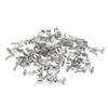 60Pcs Guitar Bridge Saddles Tuning Stability Silver No Burrs Easy
