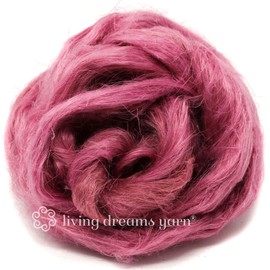 Hemp Fiber for Spinning, Blending, Felting & Fiber Arts. Natural Vegan Combed Top Roving. Orchid