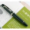 erofa Majohn P141 Piston Fountain Pen NO.8 Fine Nib, Green